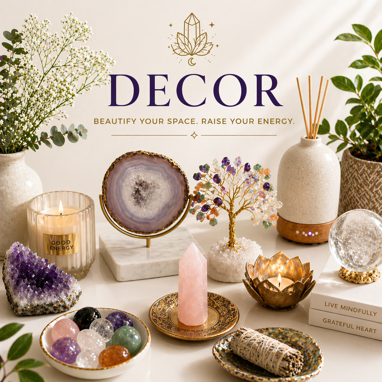 Crystal Decor by Healing Aura Crystals
