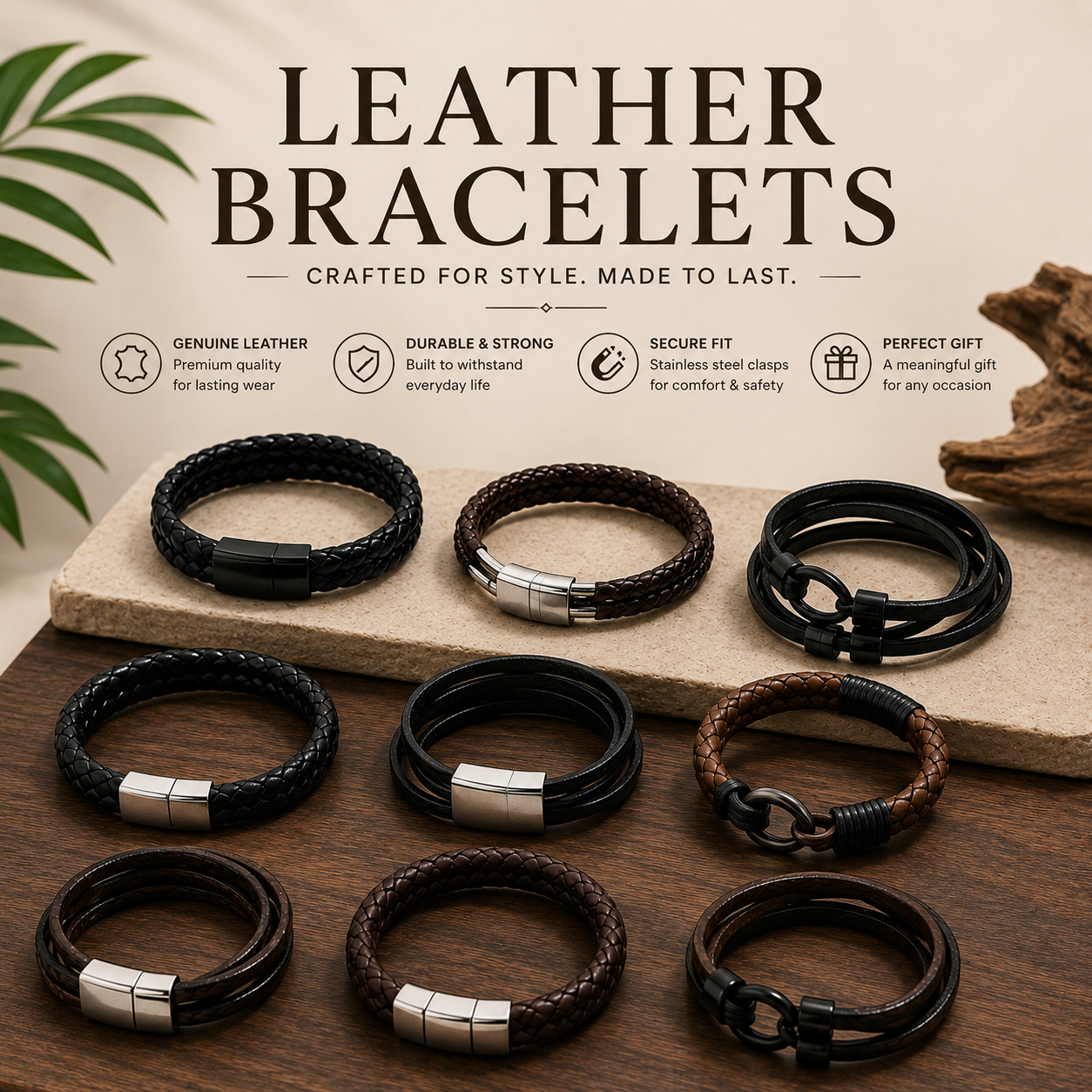 Leather Bracelets