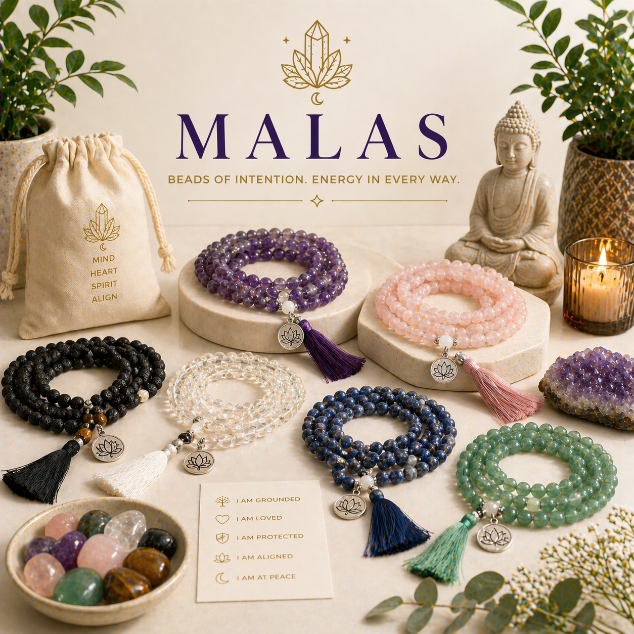 Malas by Healing Aura Crystals