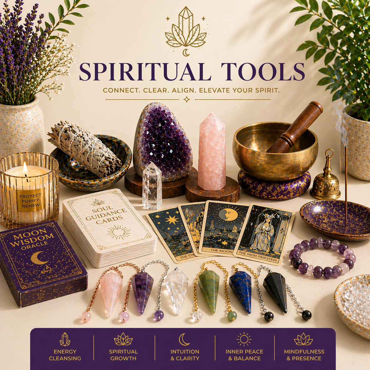 Spiritual Tools - Healing Aura Crystals