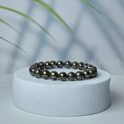 Pyrite Bracelet (8mm) - Premium Quality