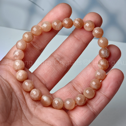 Sunstone Bracelet - Premium Quality (8mm)