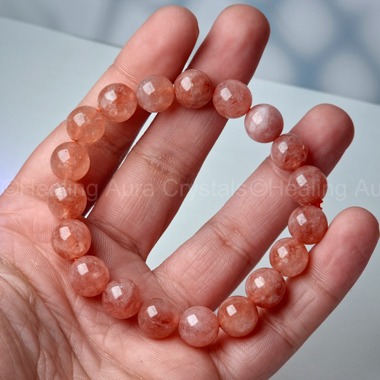 Sunstone Bracelet - Premium Quality (10mm)