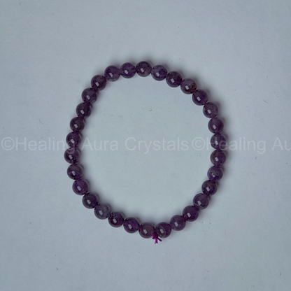 Amethyst Bracelet (6mm)