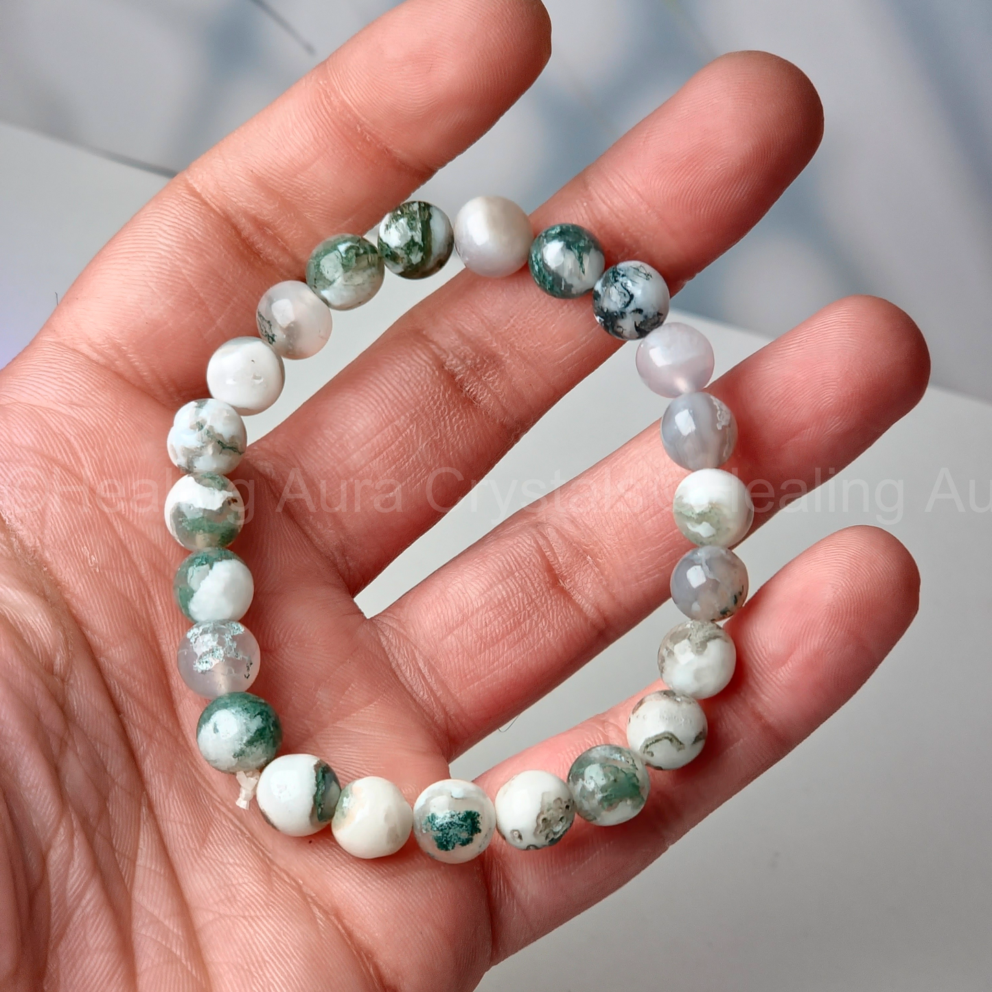 Tree Agate Bracelet (8mm)