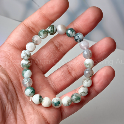 Tree Agate Bracelet (8mm)