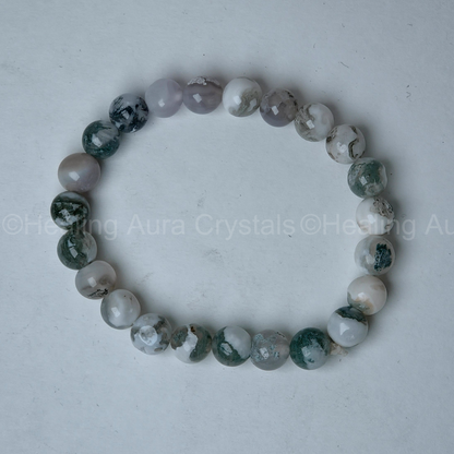 Tree Agate Bracelet (8mm)