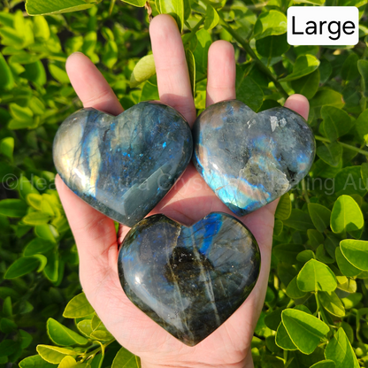 Labradorite Premium Heart
