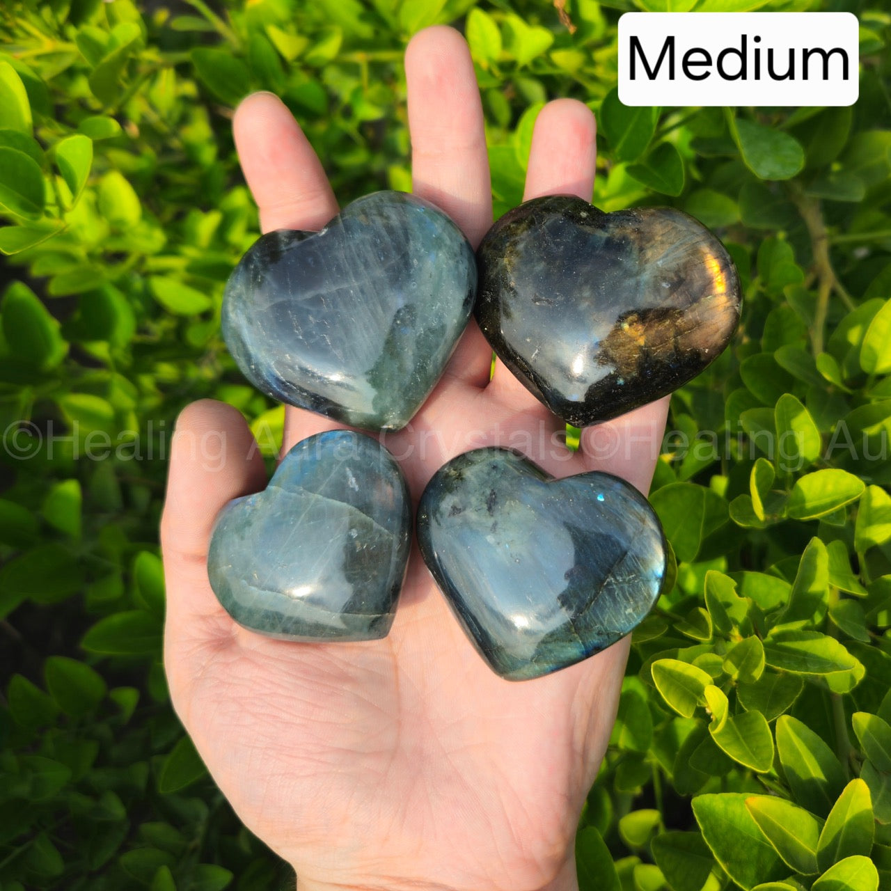 Labradorite Premium Heart