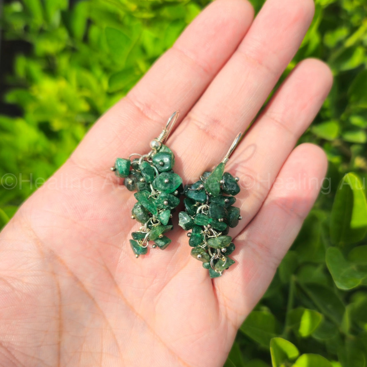 Crystal Chips Earrings