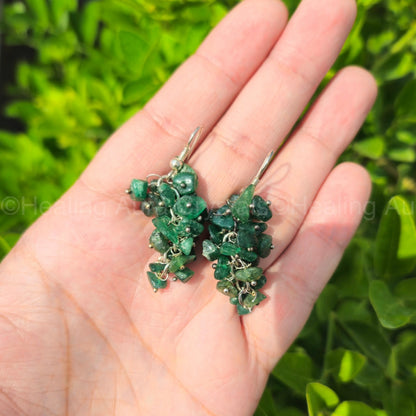 Crystal Chips Earrings