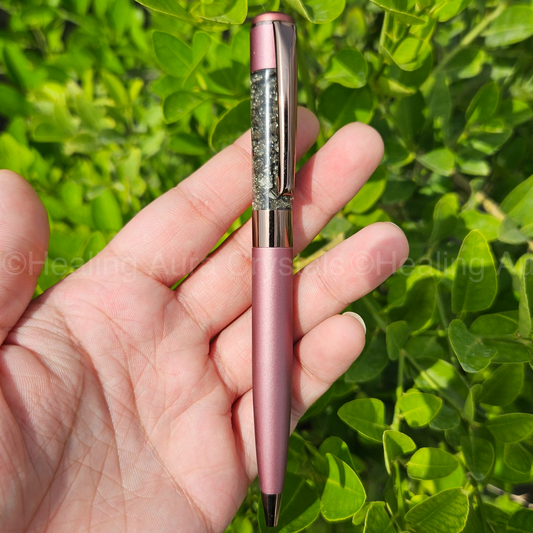 Pyrite Crystal Pen for Personal use and Gifting- with box