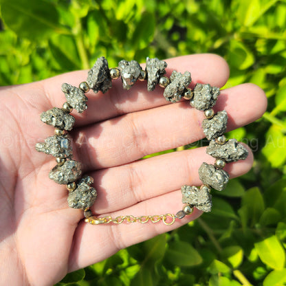 Pyrite Raw Bracelet