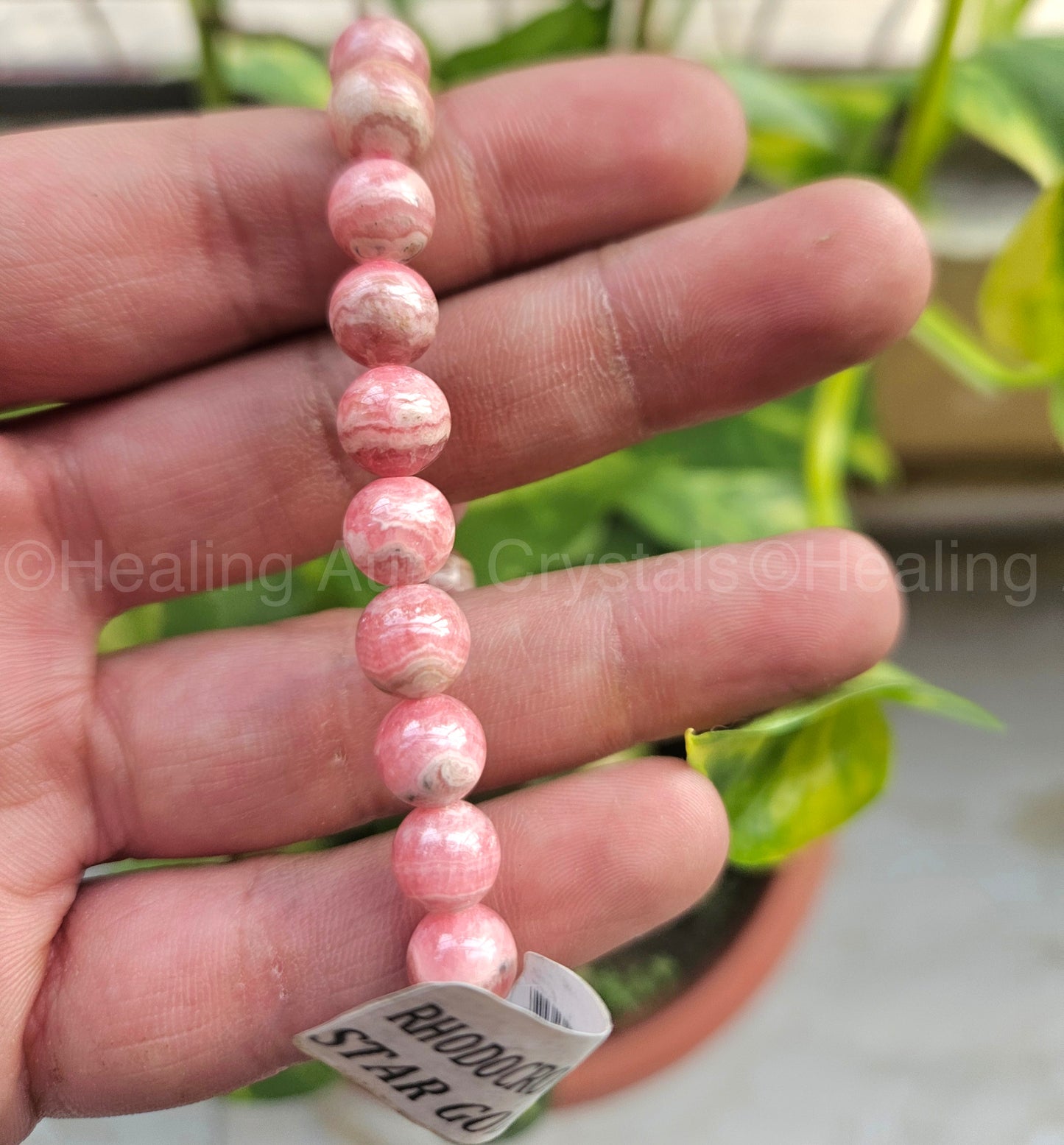 Rhodochrosite Bracelet - Premium Quality (9mm)