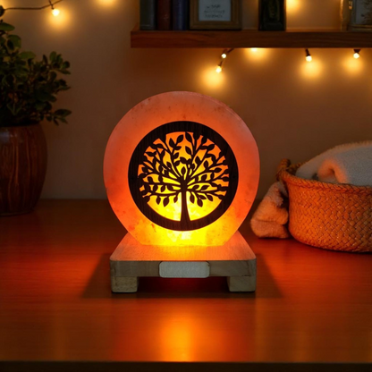 Wish Tree Himalayan Rock Salt 3D Lamp – Spiritual Wish Tree Salt Lamp