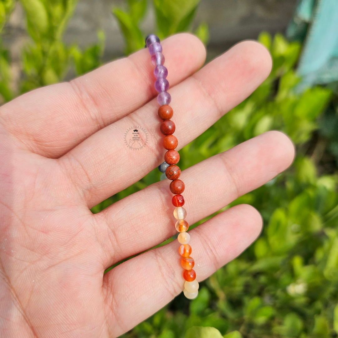 7 Chakra Bracelet (4mm)