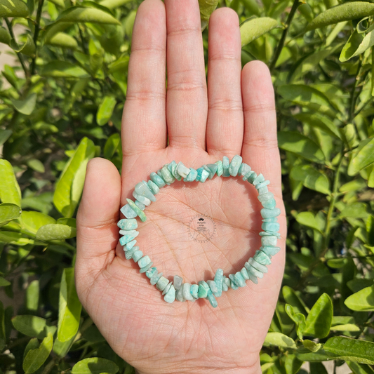 Amazonite Chip Bracelet