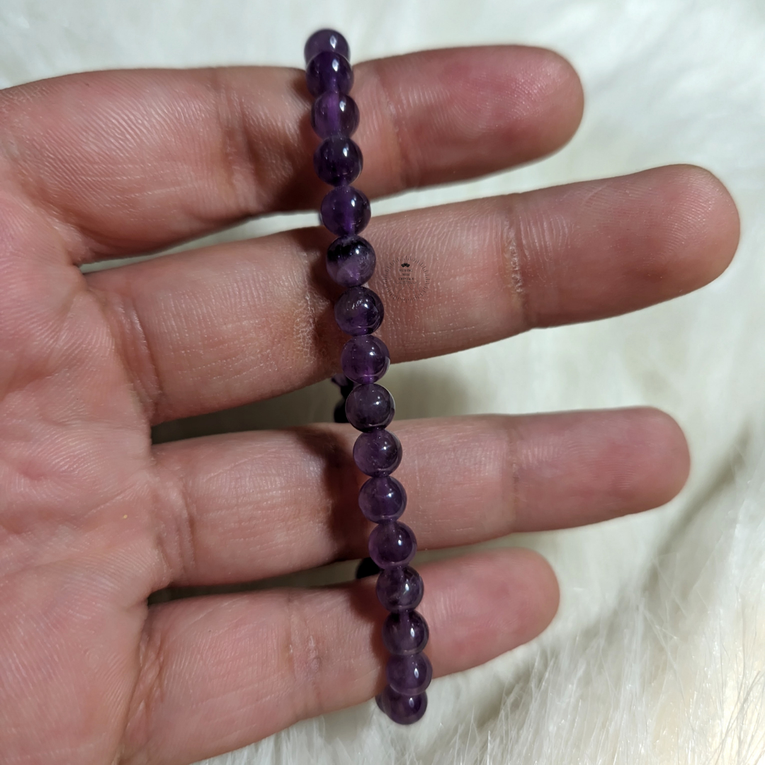 Amethyst Bracelet (6mm)