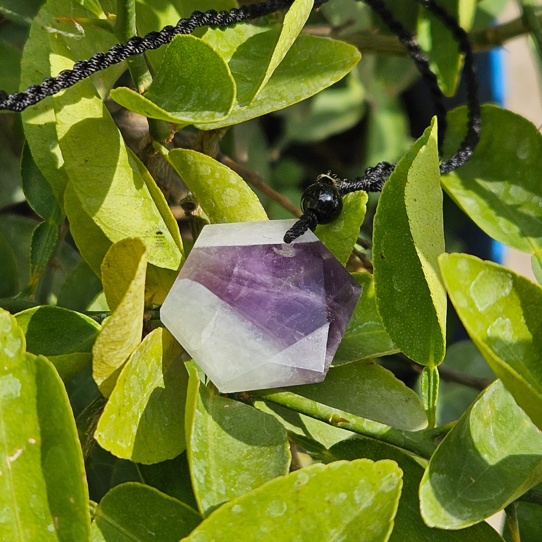 Amethyst David Star Pendant