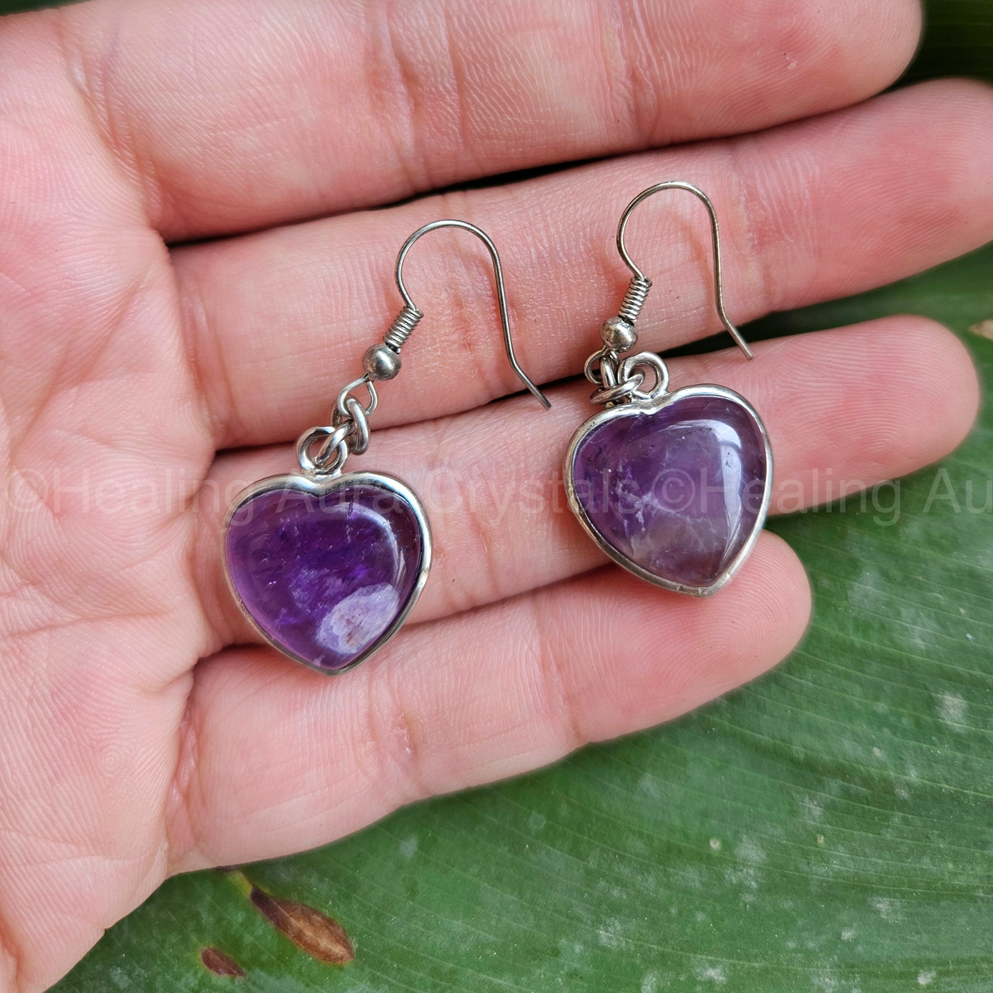 Heart Shape Crystal Earrings
