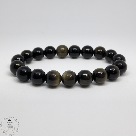 Black Obsidian Bracelet (10mm)