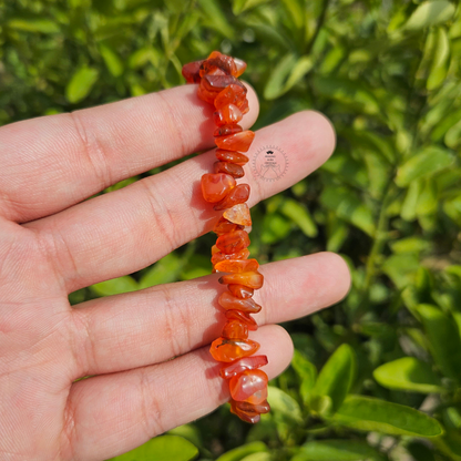 Carnelian Chip Bracelet