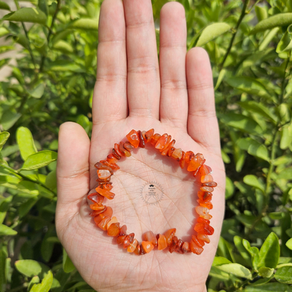 Carnelian Chip Bracelet