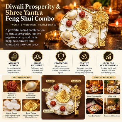 Diwali Prosperity & Shree Yantra Vastu Combo