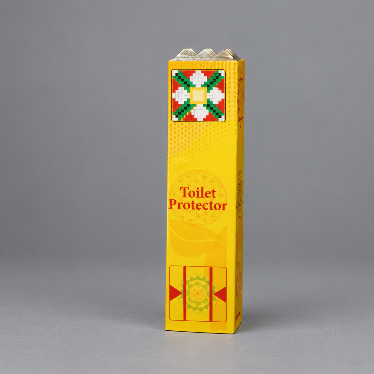 Vastu Toilet Protector with 9-Pyramid Top (4 Inch)
