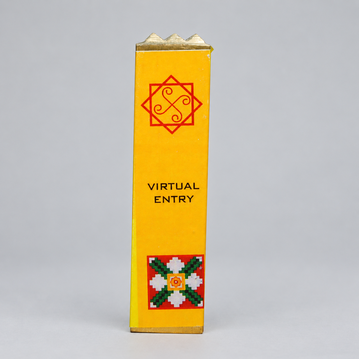 Vastu Virtual Entry Protector with 9 Pyramids (4 Inch)