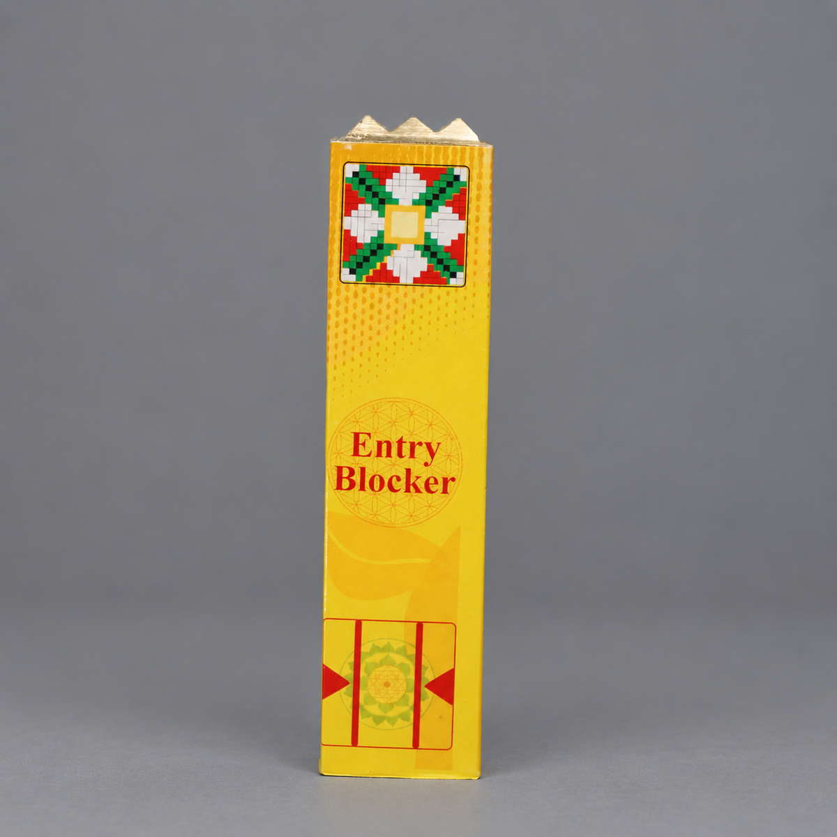 Vastu Entry Blocker with 9 Pyramids (4 Inch)