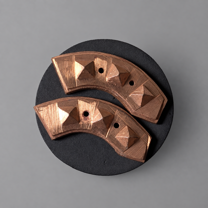 Copper Anti-Clock Pyramid