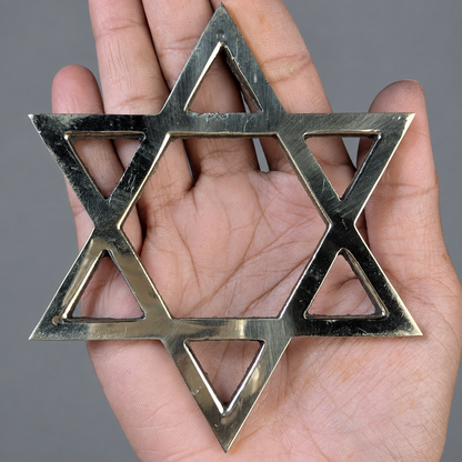 Star of David in Brass – 4 Inch