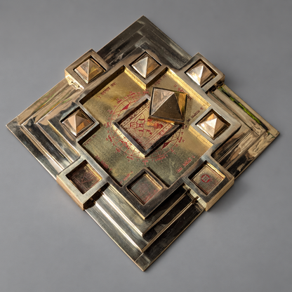 Brass Vastu Mahapurush Navgraha Yantra