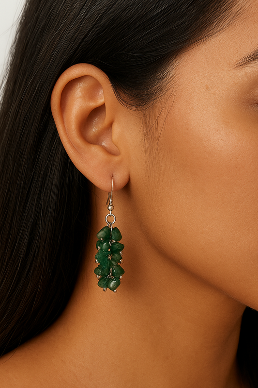 Crystal Chips Earrings