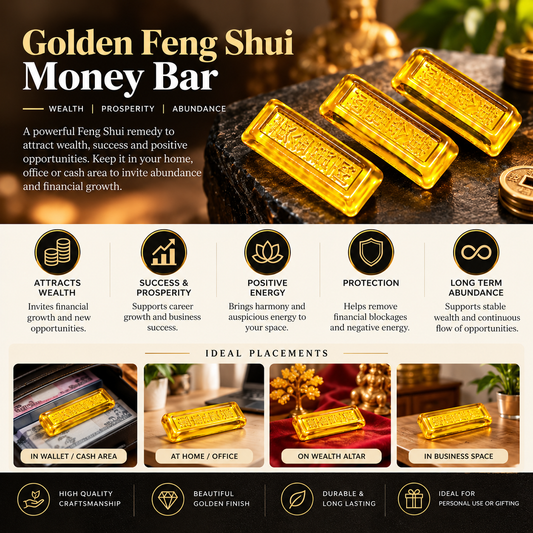 Golden Feng Shui Money Bar