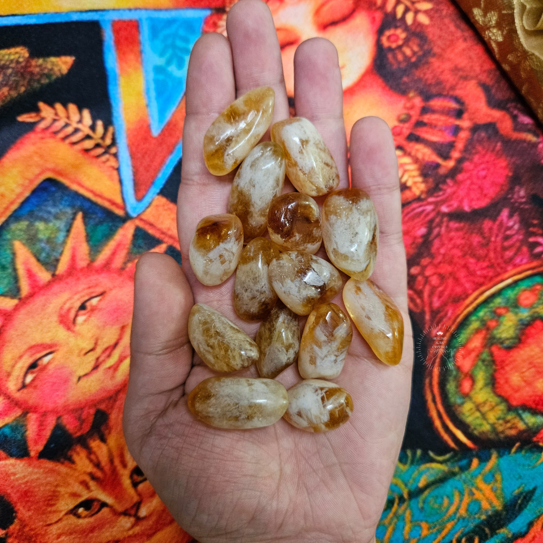 Citrine High Grade Tumble- Medium