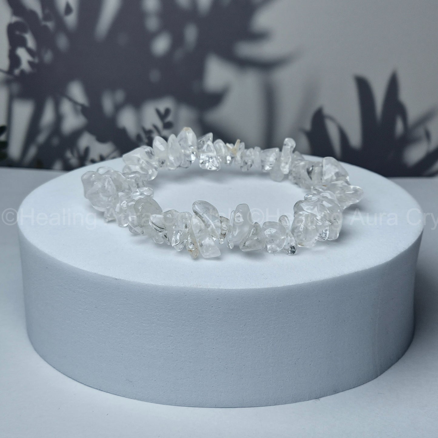 Clear Quartz Chip Bracelet