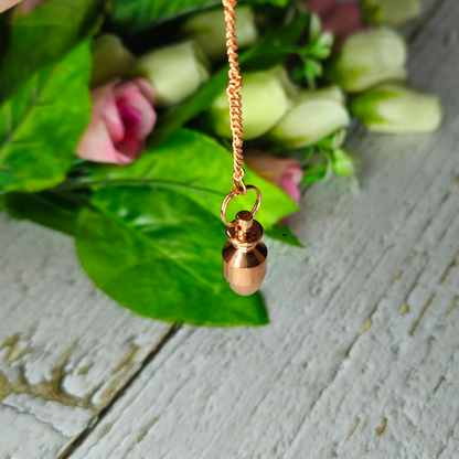 Copper Short Bullet Shape Pendulum