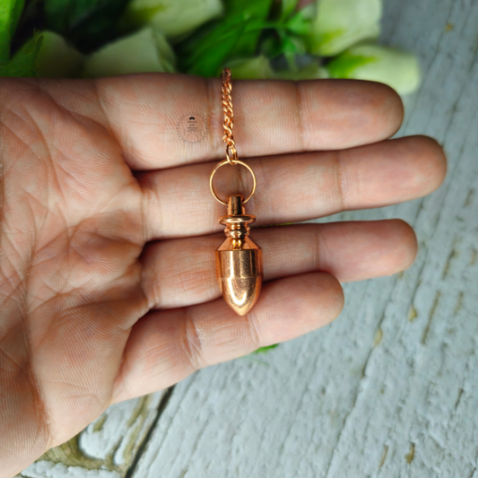 Copper Short Bullet Shape Pendulum