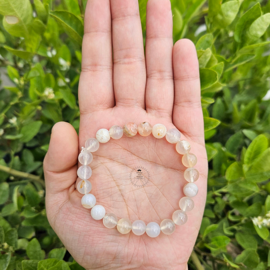 Flower Agate Bracelet