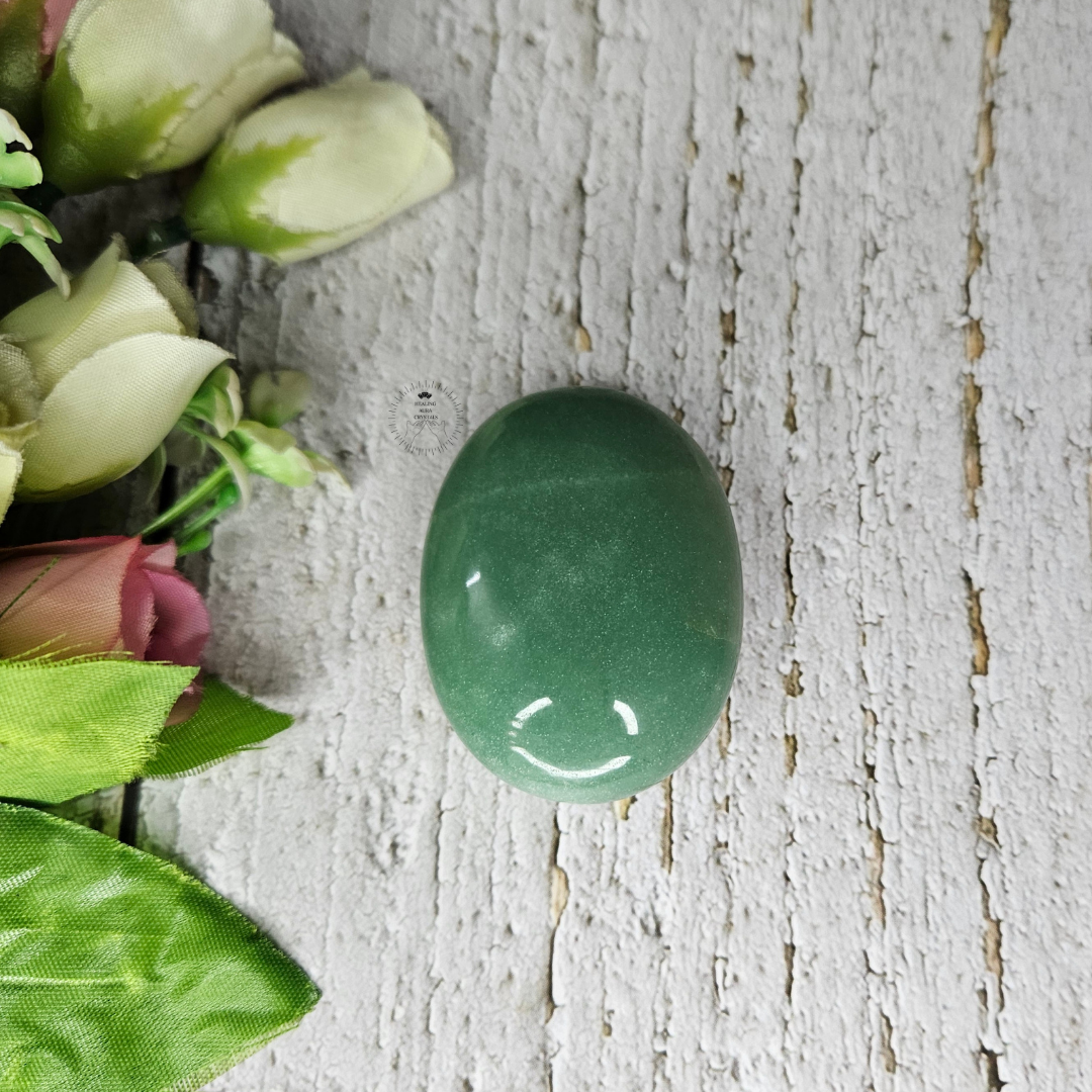 Green Aventurine Palm Stone