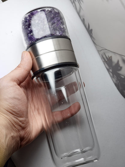 Crystal Water Bottle for Crystalised Water (500 ml)