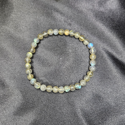 Labradorite 4mm Bracelet- Premium Quality