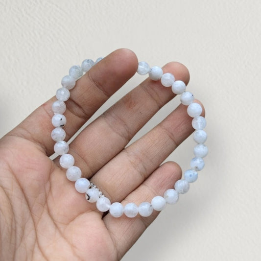 Rainbow Moonstone Bracelet (6mm)