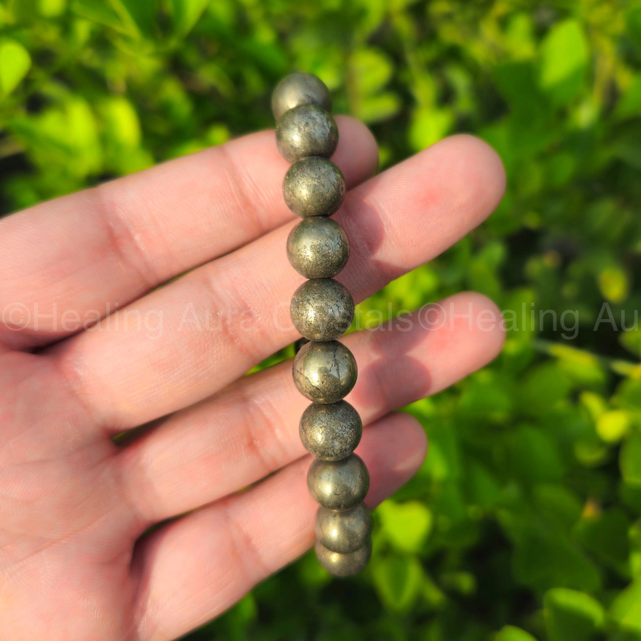 Pyrite Bracelet (10mm) - Premium Quality