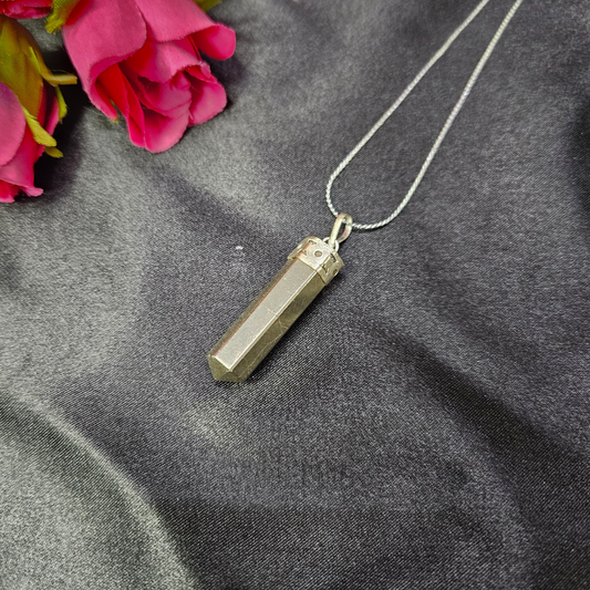 Pyrite Pencil Pendant