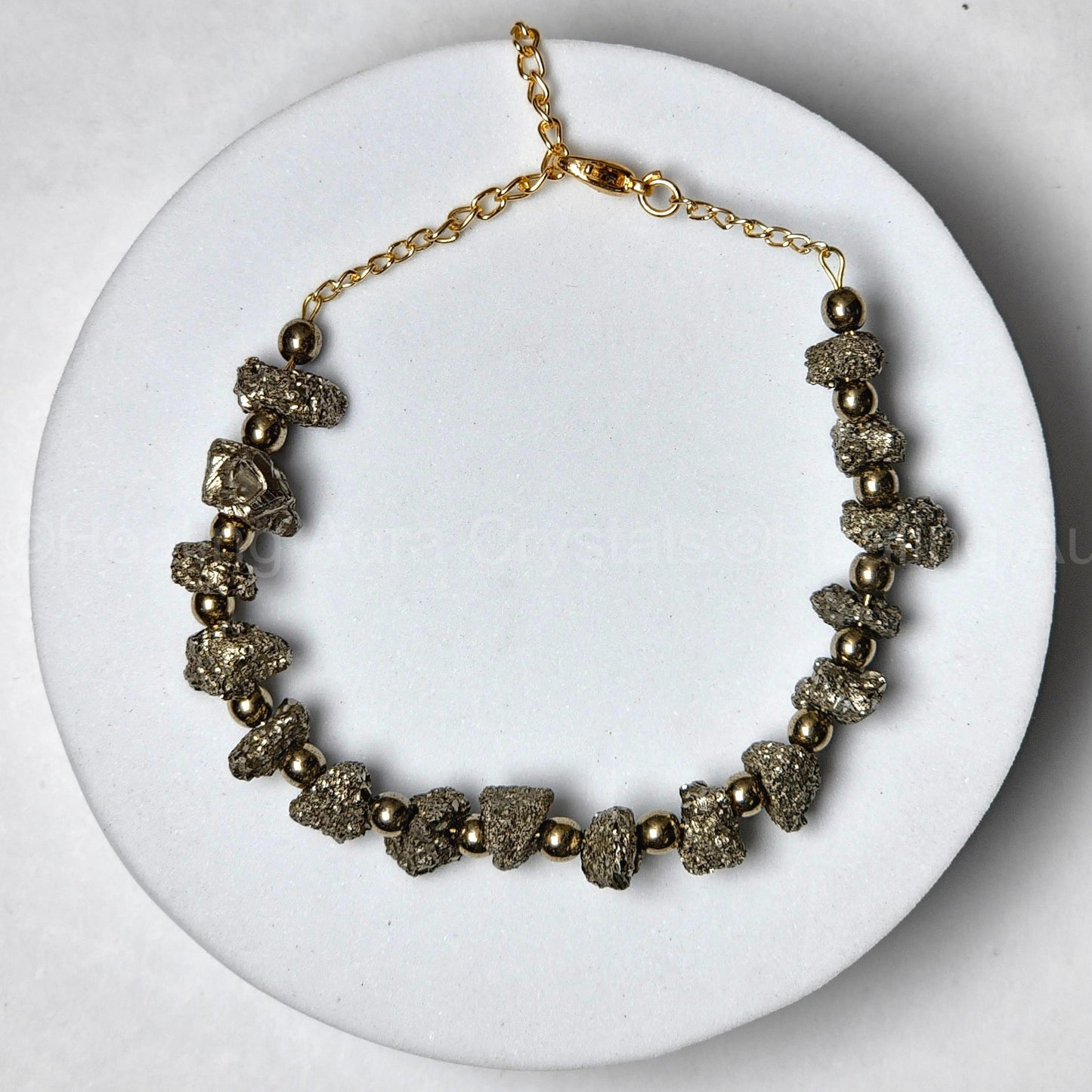 Pyrite Raw Bracelet