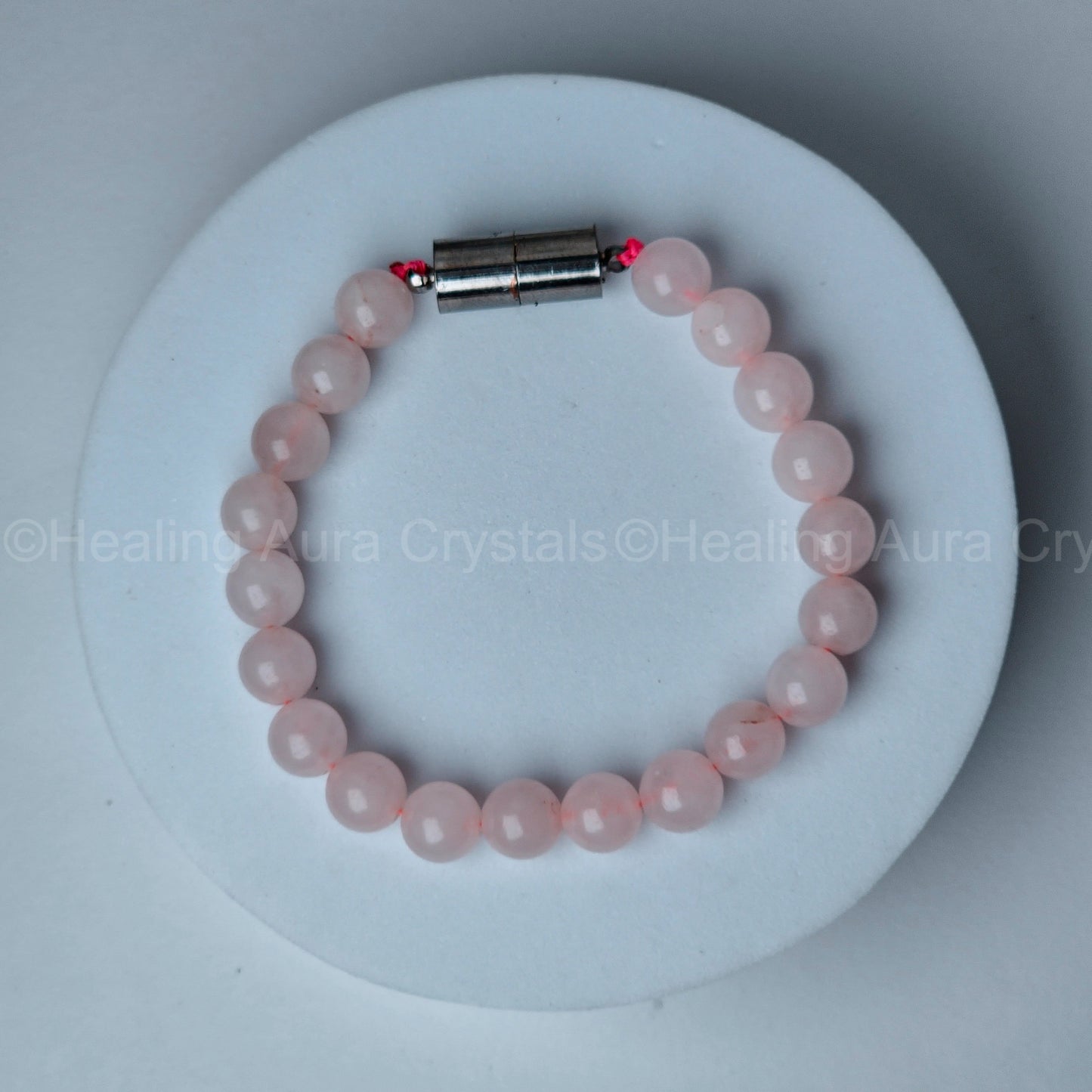 Rose Quartz Magnet Bracelet (8mm)