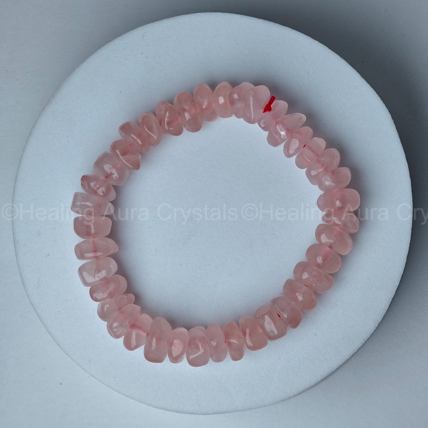Rose Quartz Chip Bracelet- Premium Quality
